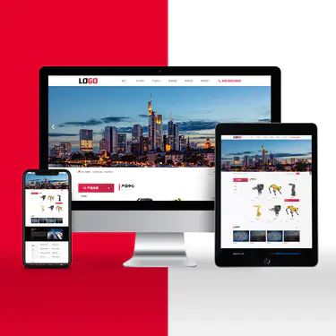 智能机器人高端设备工业设备传感器高端网站开发 官网开发 PC+手机端响应式设计